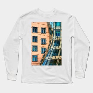 The Dancing Building of Prague Long Sleeve T-Shirt